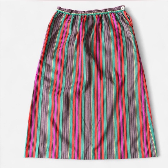 Evan Picone Dresses & Skirts - Vintage 1980s–1990s Evan Picone Colorful Striped Maxi Skirt